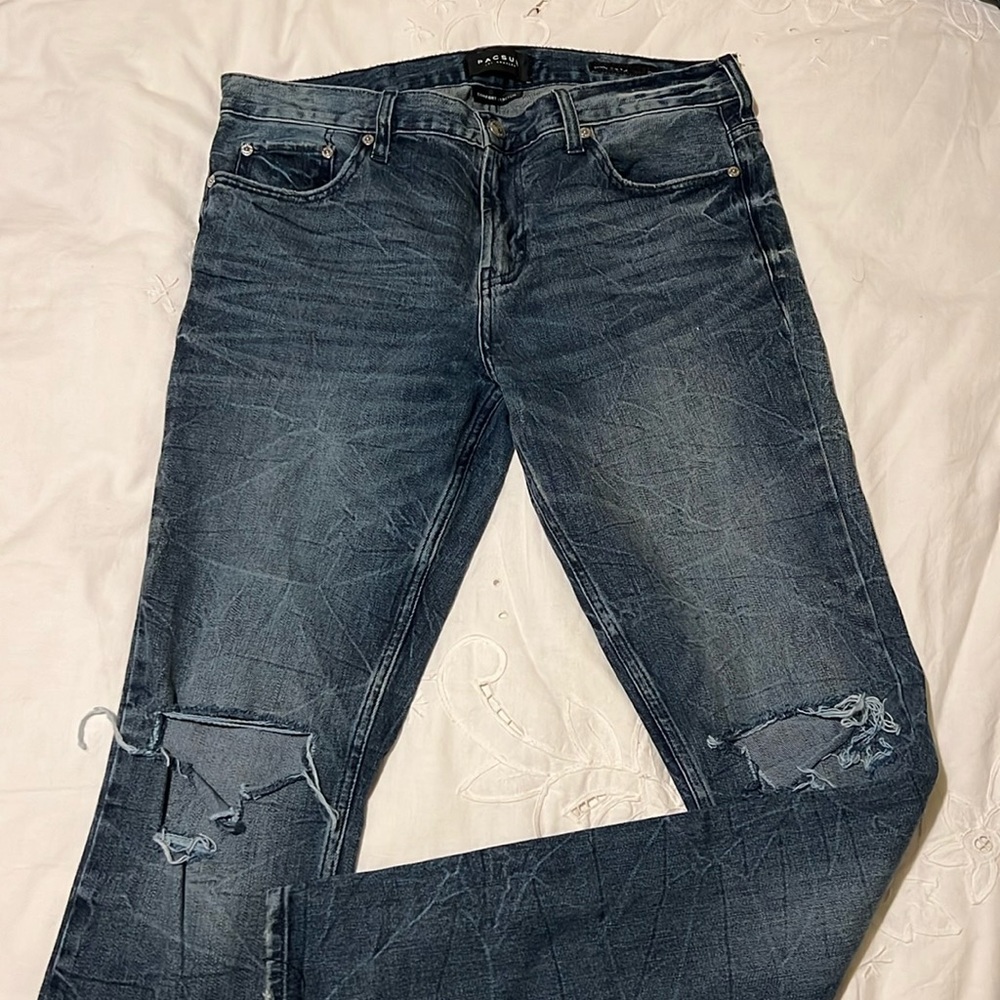Pacsun skinny ripped jeans